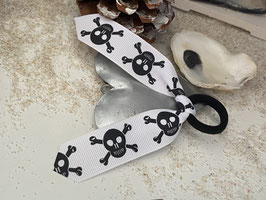 Zopfgummis " Propeller, Totenkopf Hasenohrenzopfgummi 8