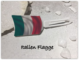 " Italienische Flagge "  HundeHaarMotivspange