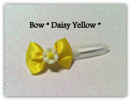 Ausstellungs- / Stoffschleife  " Spring Bow  Daisy  White" No 3