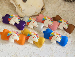 HundeHaarspange Einhorn  " Happy  Einhorn Nr 8 "