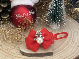 WeihnachtshundehaarSpange festlich 17