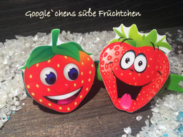 Hundespange Süße Früchtchen " Google´s Erdbeeren "