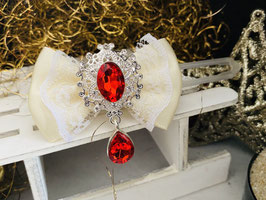 WeihnachtshundehaarSpange festlich 19
