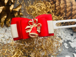 WeihnachtshundehaarSpange festlich 10