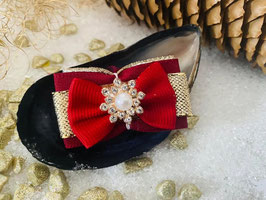 WeihnachtshundehaarSpange festlich 6