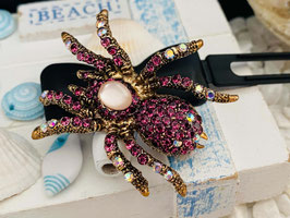 " Fantastic Rhinestone Spider "  15 pink