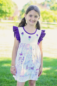 Jenny Purple  Paris Dress