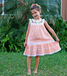 Peach Sally Dress