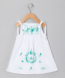 Lorena Baby White & Green