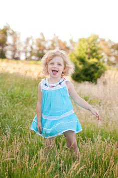 Sky Blue Sandy Dress