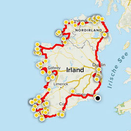 Irland - GPX Route - "Explore Ireland"