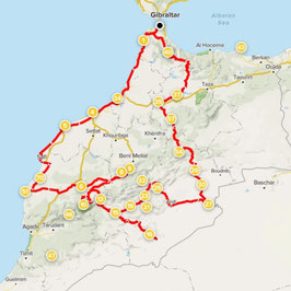 Marokko - GPX Route - "Explore Morocco"
