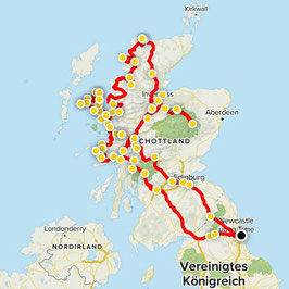 Schottland - GPX Route - "Explore Scotland"