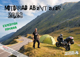 "MOTORRAD ABENTEUER 2023 - Expedition Romania" Wandkalender