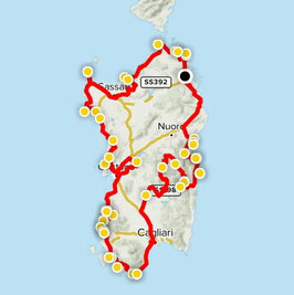 Sardinien - GPX Route - "Explore Sardegna"