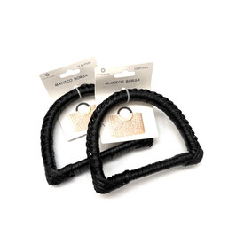 MBL - MANICI INTRECCIO MEZZALUNA / 841403 LEGNO NERO