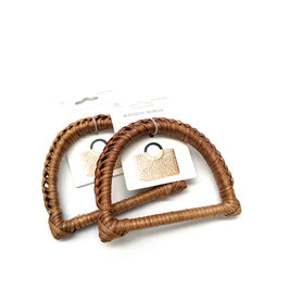 MBL - MANICI INTRECCIO MEZZALUNA / 841403 LEGNO MD