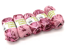 FC - FETTUCCIA METAL LYCRA-MAS / 6 ROSA (CASHMERE)