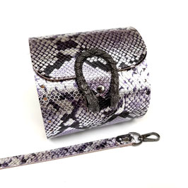 KPC / DIONISETTE - SILVER/VIOLET PITONE|CF