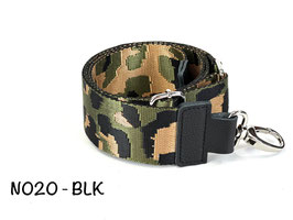 TRACOLLA IN NYLON - MOD. CAMOUFLAGE N020BLK