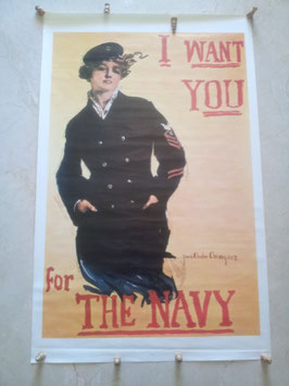 Póster "I want you for the Navy". Vietnam.