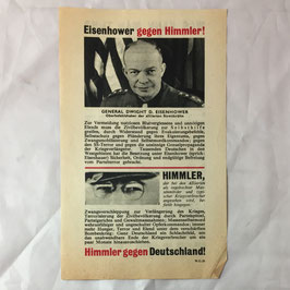 Allied leaflet 'Eisenhower gegen Himmler'