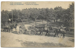 Camp d'Elsenborn - Arrivée de l'Artillerie