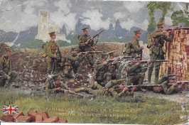 Fantassins anglais en embuscade / English soldiers in ambush