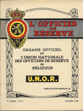 L'Officier de reserve - N°5 - 1936