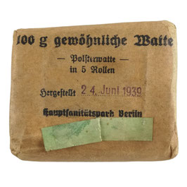 Wehrmacht - '100 g gewöhnliche Watte' - 1939