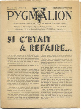 Pygmalion - Nr. 3 1946