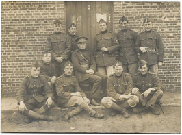 Groepsfoto Belgische soldaten - 1923