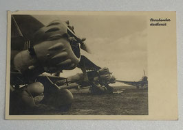 German postcard 'Heinkel-Jagdeinsitzer des Richthofengeschwaders'