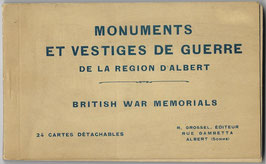 Postkaartenreeks 'Monuments et vestiges de guerre'