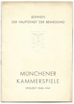 Programmaboekje - Münchener Kammerspiele - 1940