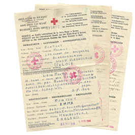 Rood Kruis van België - brieven (België - Engeland) - 1941-1944