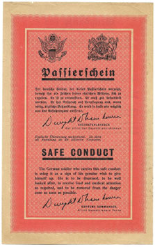 Geallieerd pamflet 'Passierschein'