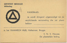 VNV Gewest Brugge - uitnodiging Vlaams Huis