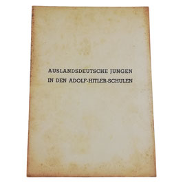 Auslandsdeutsche Jungen in den Adolf-Hitler-Schulen