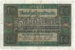 Duitsland - Reichsbanknote - Zehn Mark - 1920