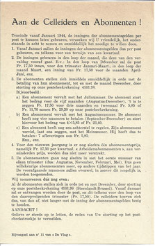 Bijvoegsel 'De Vlag' - 1944