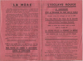 Belgisch anti-communistisch pamflet 'L'esclave rouge' - 1936