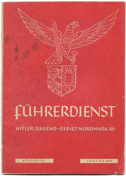 Führerdienst - Hitlerjugend - Gebiet Nordmark - 1943