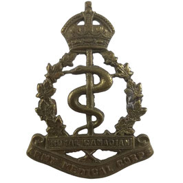 Canadian Army -  Army Medical Corps Cap Badge