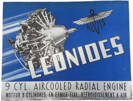 Reclamepamflet 'The Alvis Leonides - Alvis Ltd. - England' - 1936