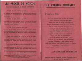 Belgisch anti-communistisch pamflet 'Le paradis soviétique' - 1937