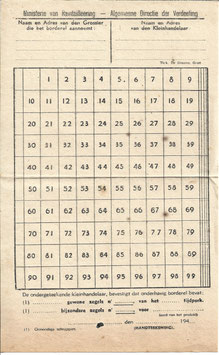 België - Distributiekaart - 194?