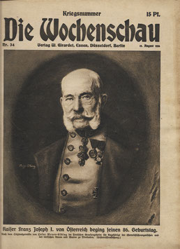 Kriegsnummer - Die Wochenschau - Nr. 34 1916
