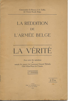 La Reddition de l'armée belge - La Vérité - 1940