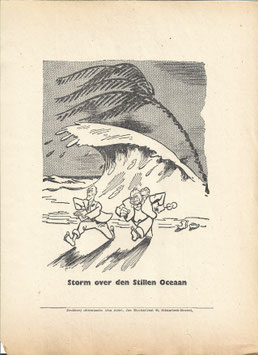 Storm over den Stillen Oceaan